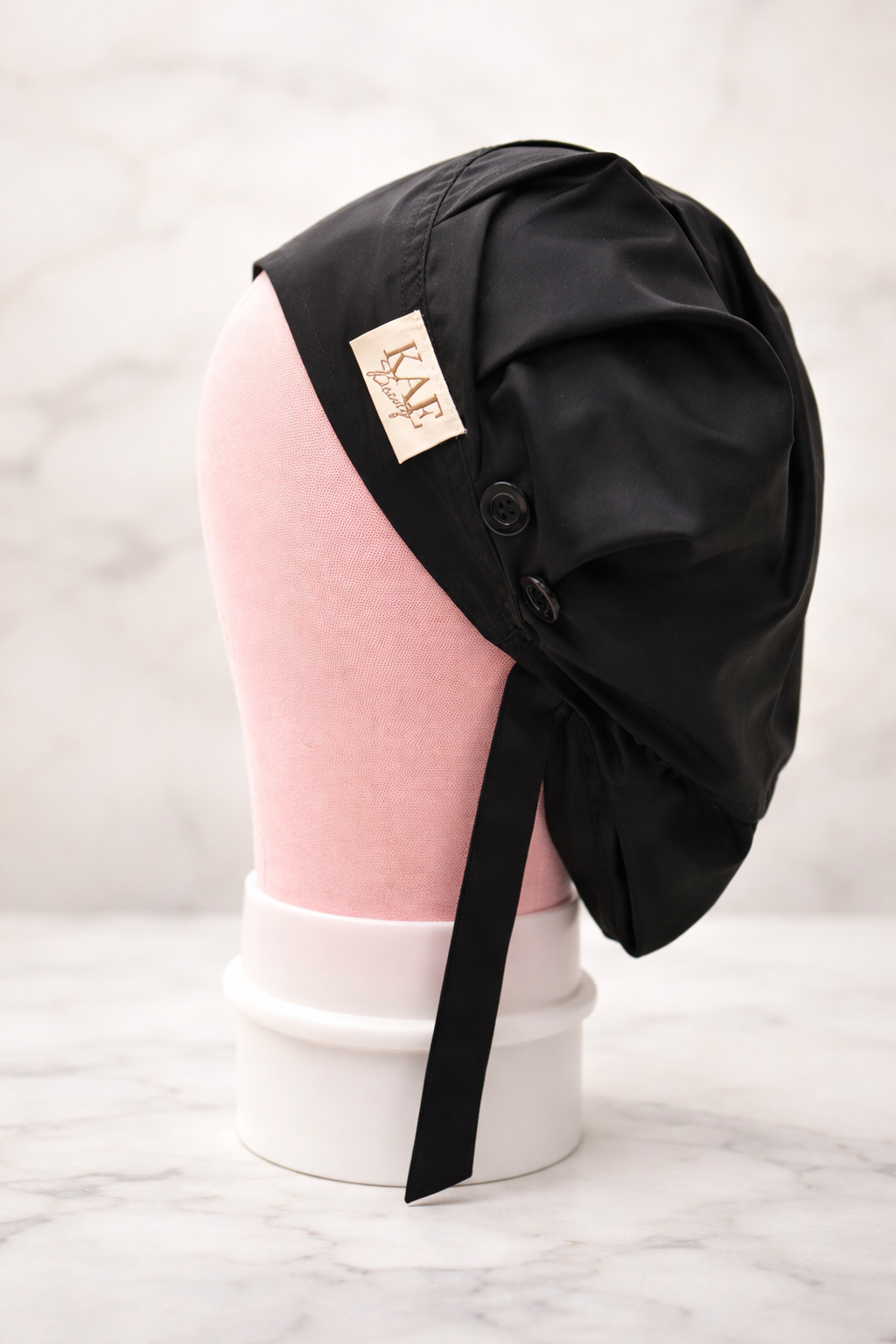 KAE Beauty Silk Lined Work Bonnet –  for Hair Protection & All-Day Comfort image 2