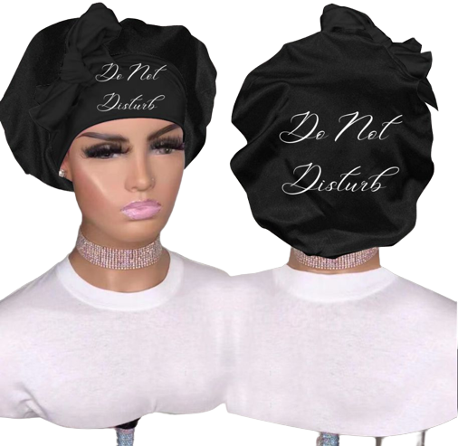 Do Not Disturb Silk Bonnet for Natural Hair by KAE Beauty – product image 1