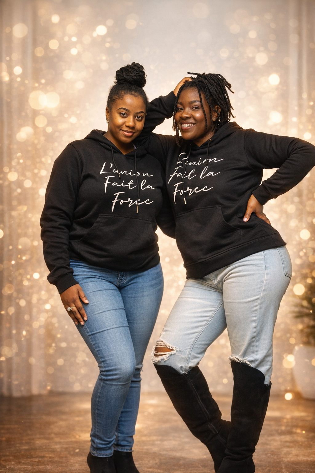 KAE beauty Silk Lined Hoodie Bonnet – L’Union Fait La Force image 1