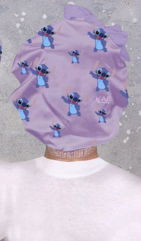 KAE Beauty Silk Stitch Tie Bonnet image 0