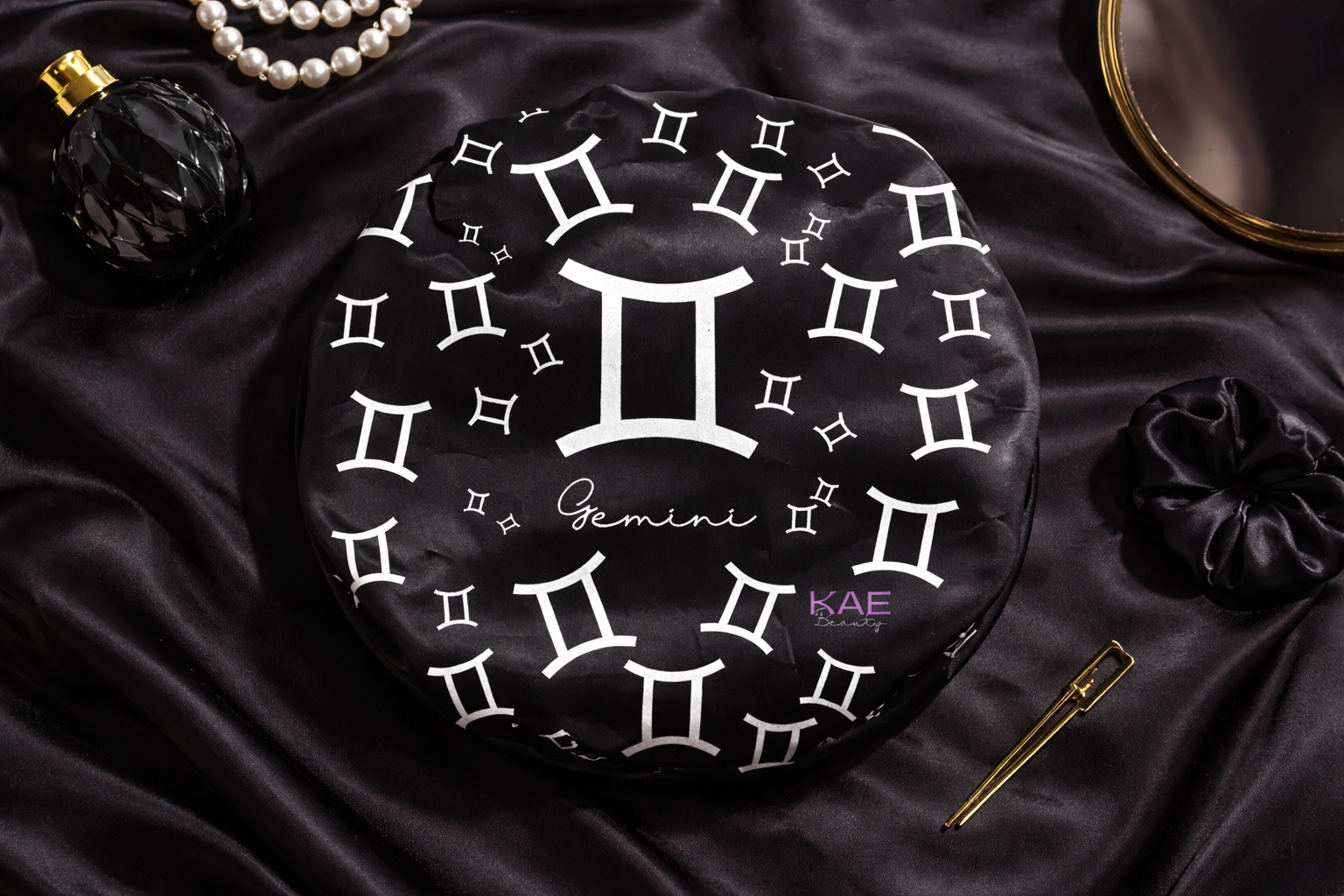 KAE beauty zodiac sign bonnet Gemini(no tie) image 2
