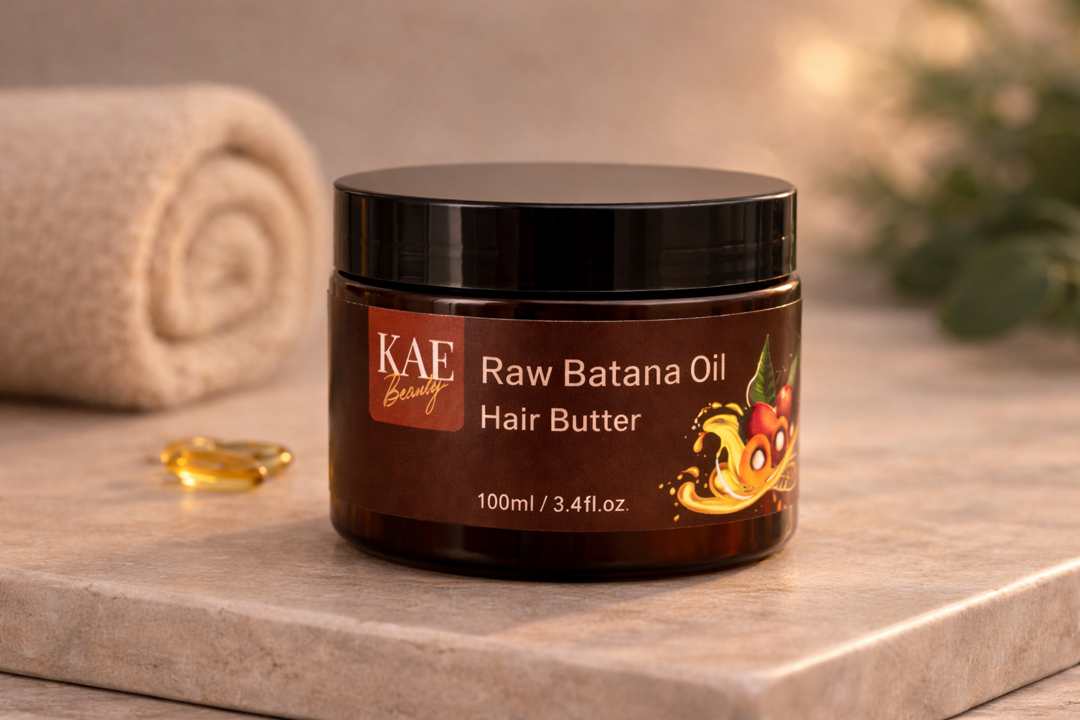 KAE Beauty Raw Batana Oil Hair Butter – Deep Moisture & Hair Growth Treatment image 1
