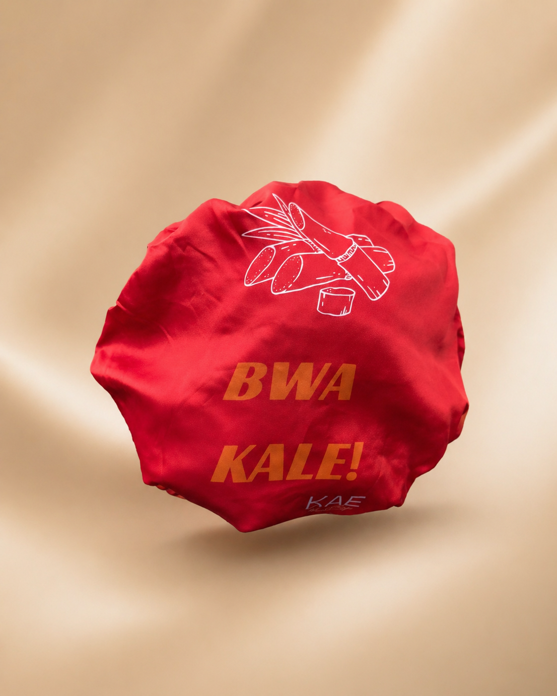 Frah bonnet Bwa Kale Silk-Lined Bonnet – Hair Protection by KAE beauty image 0