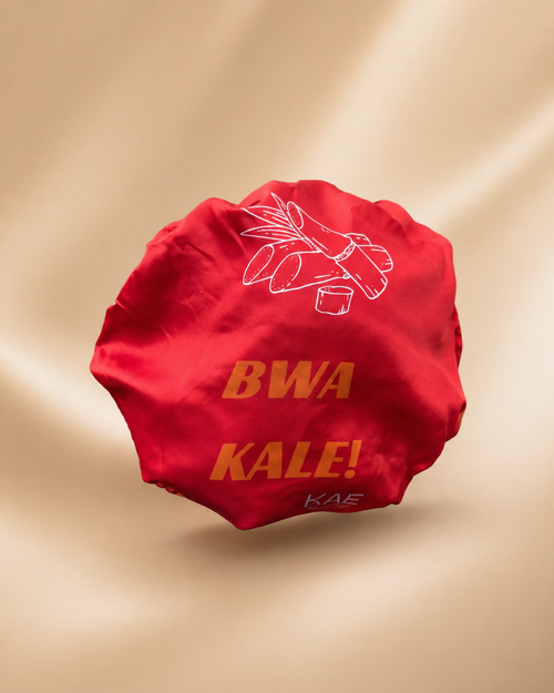 Frah bonnet Bwa Kale Silk-Lined Bonnet – Hair Protection by KAE beauty image 0