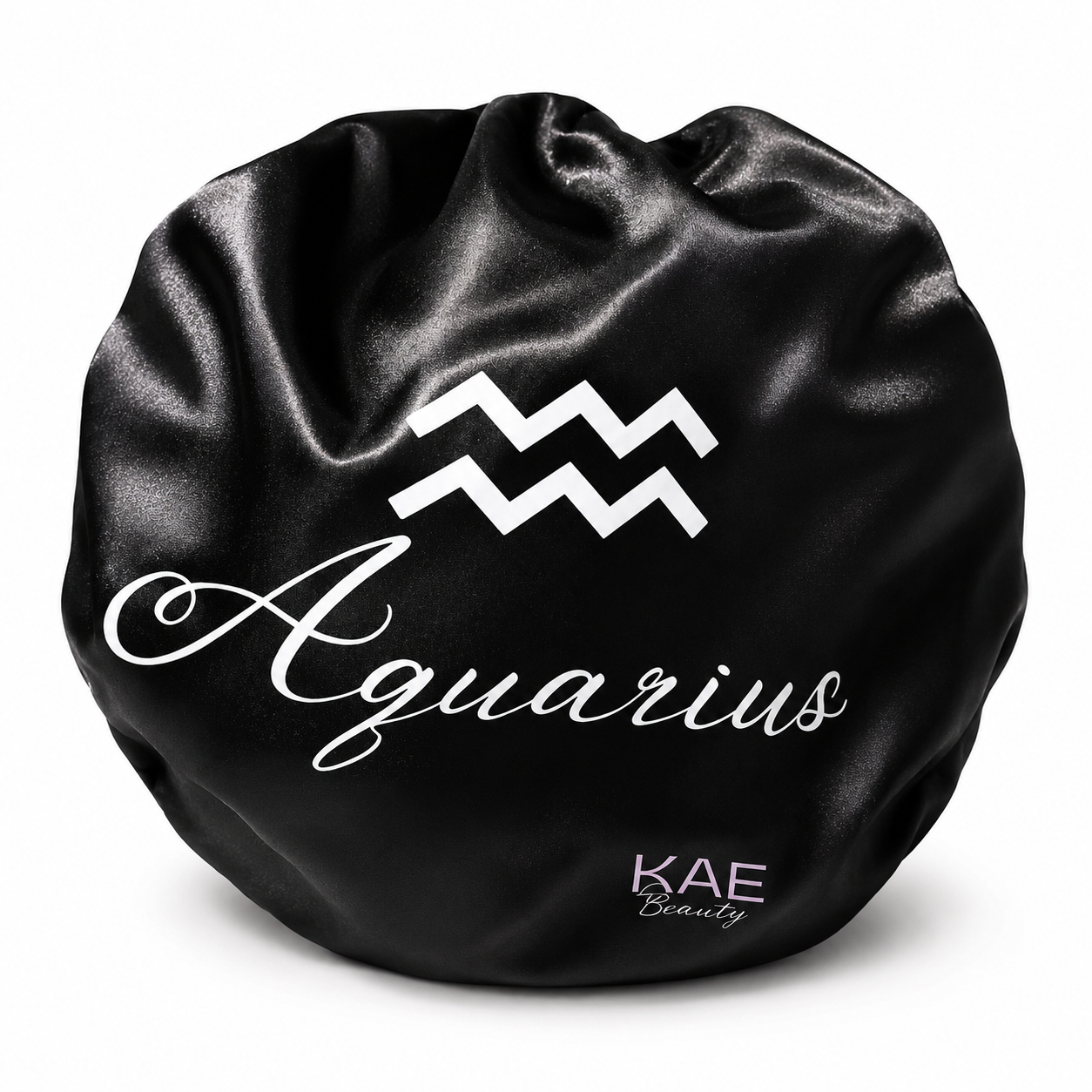 KAE Beauty Aquarius Zodiac Silk-Lined Bonnet (no tie)