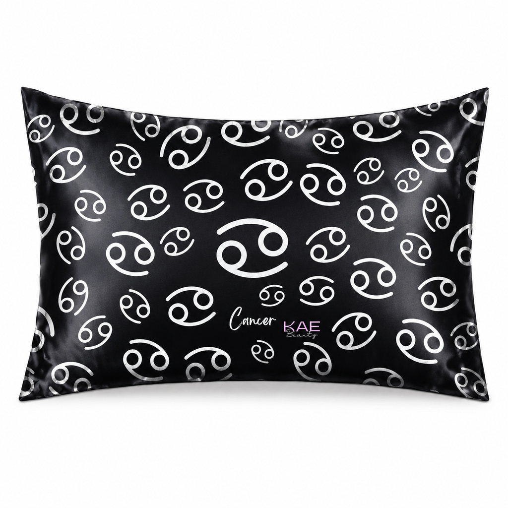 Cancer Zodiac Silk Pillowcase - Standard Size KAE Beauty
