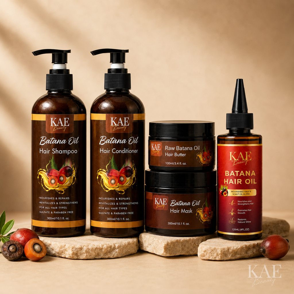 KAE Beauty Complete Batana Hair Care Kit – 5 Piece Set