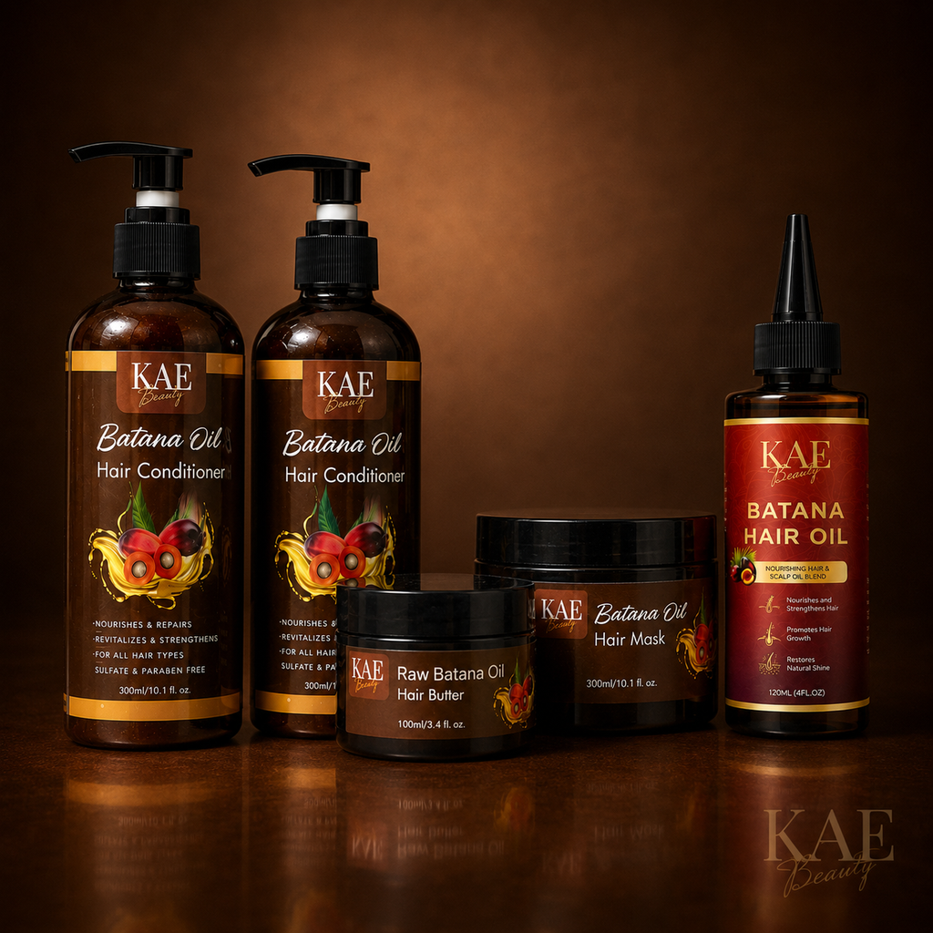 KAE Beauty Complete Batana Hair Care Kit – 5 Piece Set