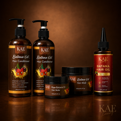 Batana Oil 5-Piece Wash Day Hair Care Kit by KAE Beauty – product image 1