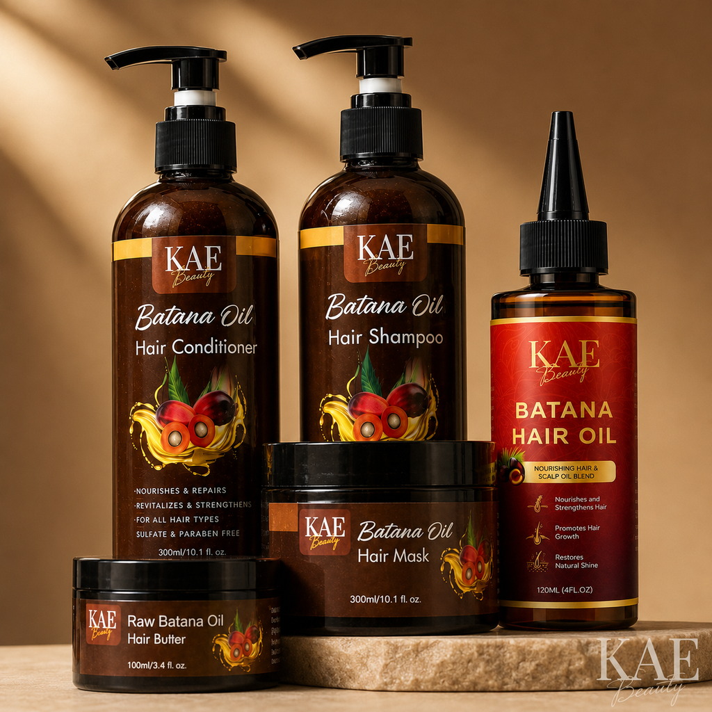 KAE Beauty Complete Batana Hair Care Kit – 5 Piece Set