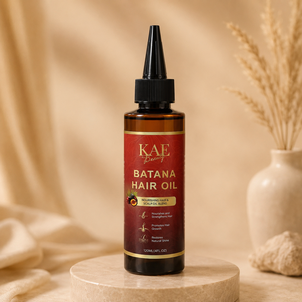 KAE Beauty Batana Hair Oil – Nourishing Hair & Scalp Oil Blend – 4 FL OZ