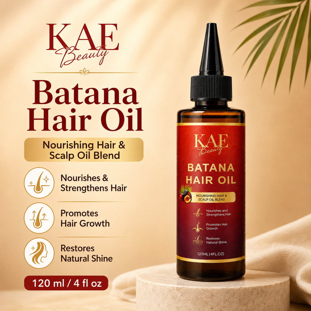 KAE Beauty Batana Hair Oil – Nourishing Hair & Scalp Oil Blend – 4 FL OZ