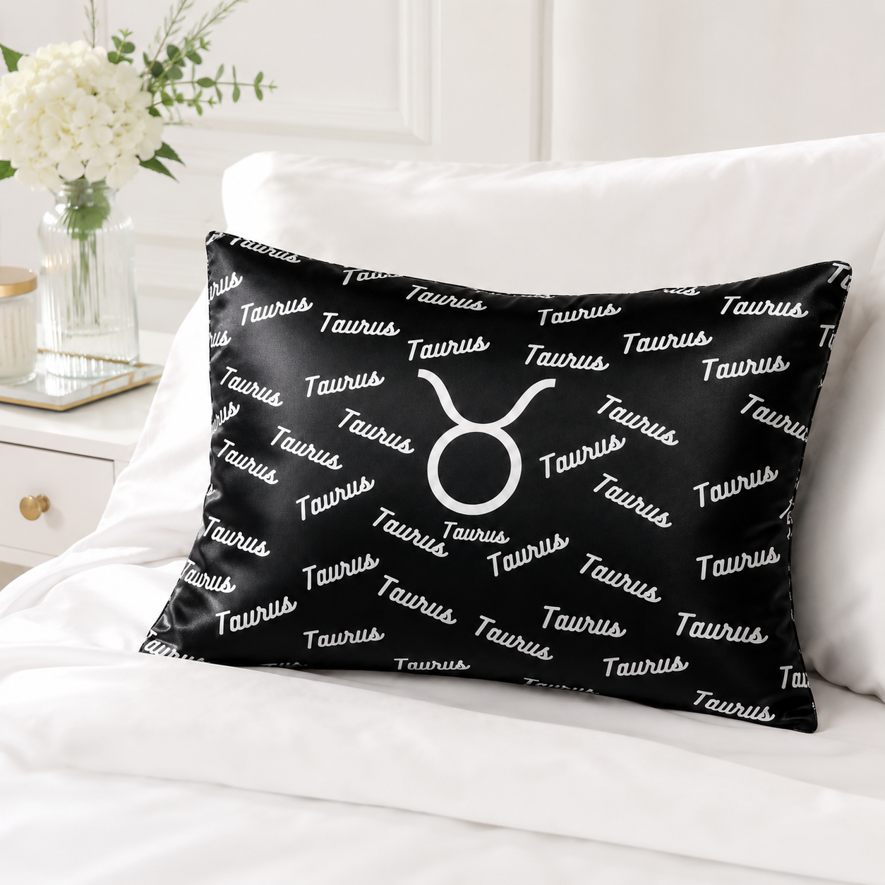 Taurus Silk Pillowcase | Zodiac Collection