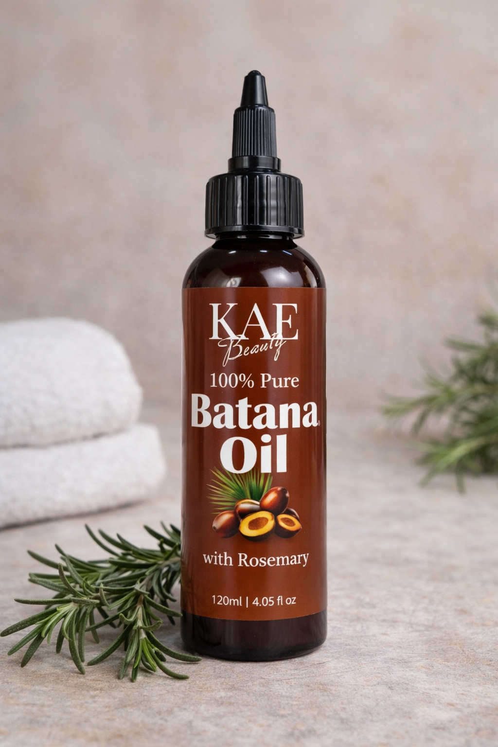 KAE Beauty Batana Hair Oil with Rosemary & Castor Oil – 120ml image 1