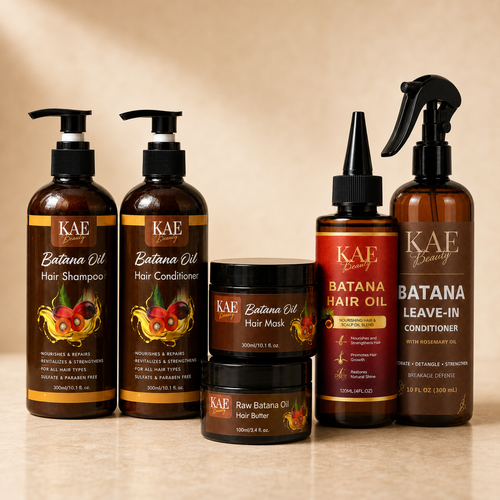 Batana Oil 6-Piece Hair Care Set with Leave-In by KAE Beauty – product image 2